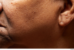 Face Cheek Ear Skin Woman Chubby Wrinkles Studio photo references